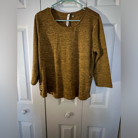 Ni collection petite blouse women’s color multi PL - Picture 3 of 6